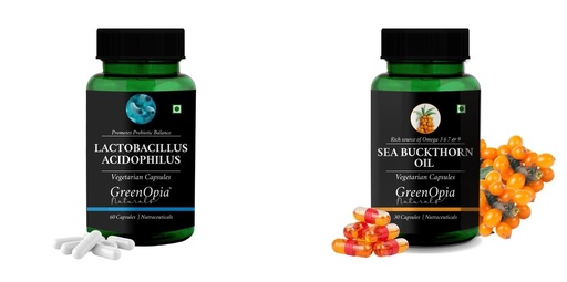 [BRSRYFQZAQHROHQ2] Lactobacillus Sea Buckthorn Oil Wellness Daily Vitality |60 CAPSULES
