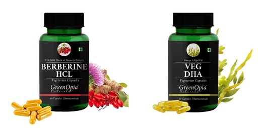 [BRSRYFQZBZ7BAHLP] Berberine HCl Veg Dha Wellness Daily Vitality |60 CAPSULES