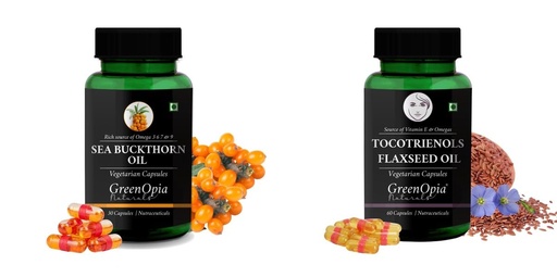 [BRSRYFQZBB7RU2A3] Sea Buckthorn Oil Tocotrienols Flaxseed Wellness Daily Vitality |60 CAPSULES