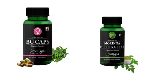 [BRSRYFAHBYPQOYLX] BC Caps Vaginal Moringa Oleifera Wellness Daily Vitality 60 CAPSULES