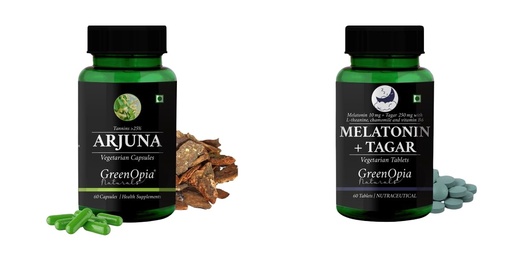 [BRSRYFAHPICBSDI4] Arjuna Melatonin 10mg With Tagar 250mg Tablets Wellness Daily Vitality 60 CAPSULES