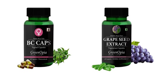 [BRSRYFAHBZ6QYG3P] BC Caps Vaginal Grape Seed Extract Wellness Daily Vitality 60 CAPSULES