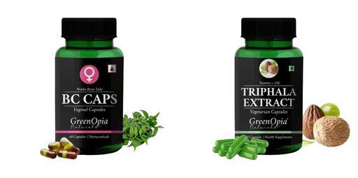 [BRSRYFAHAUCRQ236] BC Caps Vaginal Triphala Wellness Daily Vitality 60 CAPSULES