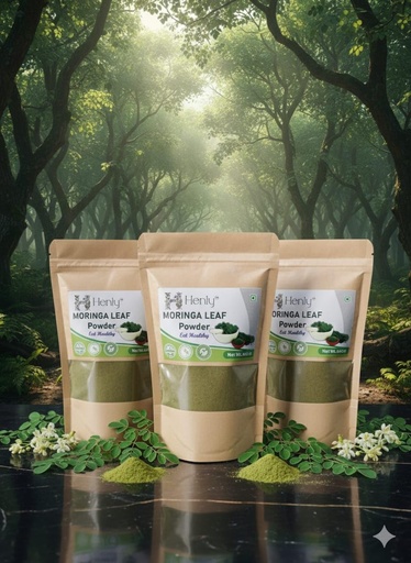 [BRSRGYD5BMPGODLB] Henly Moringa Powder Superfood, Helps Naturally Boost Energy Levels, Improves Stamina & Vitality, Rich In Vitamins & Minerals 200G