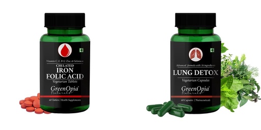 [BRSRYFQZBEBA22DD] Iron Folic Acid Tablets Lung Detox Wellness Daily Vitality |60 CAPSULES