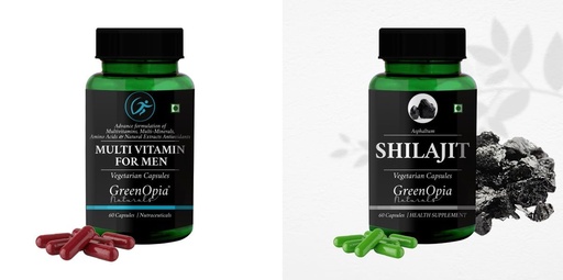 [BRSRYFQZAUPGGGTP] Multivitamins For Men Shilajit Wellness Daily Vitality |60 CAPSULES