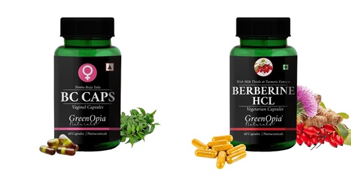 [BRSRYFAHOUFB4EQ7] BC Caps Vaginal Berberine HCl Wellness Daily Vitality 60 CAPSULES