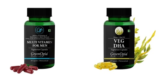 [BRSRYFQZC4CWYF3P] Multivitamins For Men Veg Dha Wellness Daily Vitality |60 CAPSULES