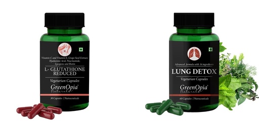 [BRSRYFQZB4AQGFL2] L Glutathione Reduced Lung Detox Wellness Daily Vitality |60 CAPSULES