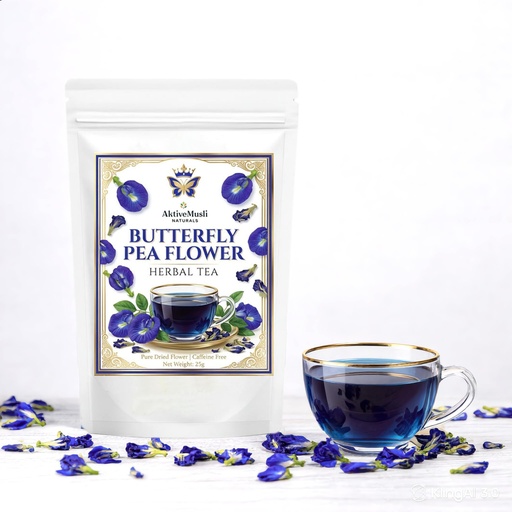 [BRSRYGDRDN4AICTO] Butterfly Pea Flower Tea, super antioxidant, Herbs Herbal Tea