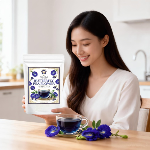[BRSRYGDQO4NR633F] Butterfly Pea Flower Tea 100% Natural Whole Leaf Tea | Herbal Tea