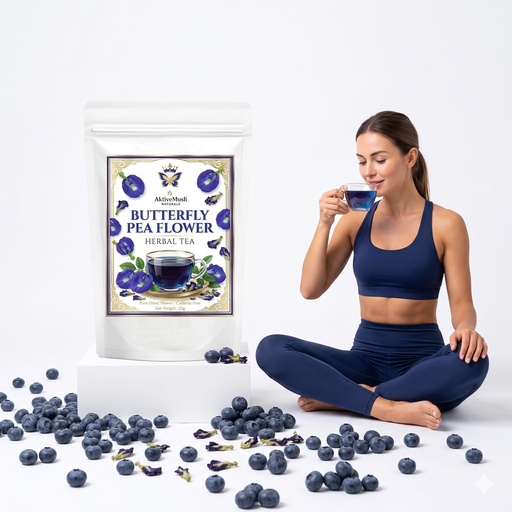 [BRSRYGDQOEMWMDY2] Butterfly pea tea Fat Loss, Weightless, Flatter Tummy, Caffeine Free Herbal Tea