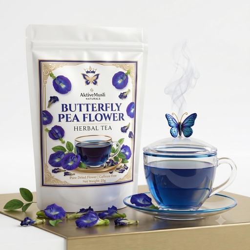 [BRSRYGDQOJYAIE3X] Butterfly pea Tea Relief Balances Hormones Tea Herbal Tea