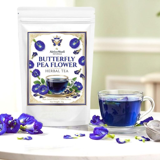 [BRSRYGDRDJ4G22DV] Butterfly Pea Flower Tea Sundried, Antioxidant & Caffeine Free Exotic Herbs Tea