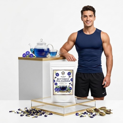 [BRSRYGDRDMJRS3L4] Organic Butterfly Pea Flower Tea & Immunity Booster Herbal Tea