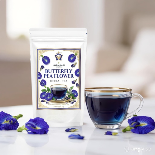 [BRSRYGDRDMBB4CL5] Butterfly Pea Tea Rich in Antioxidants For weight loss, stress Herbal Tea