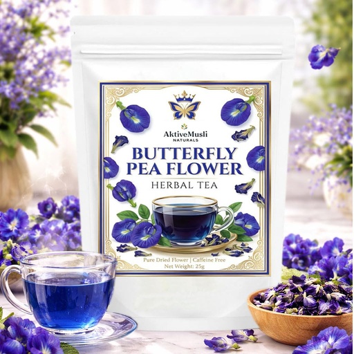 [BRSRYGDRCR7BU232] Butterfly pea tea Weight Loss, Skin Glow, Hair Care, Brain Health Herbal Tea