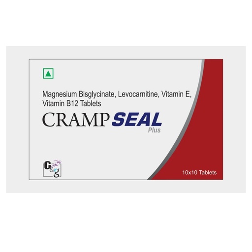 [BRSRACQPCJ6BA3LH] CrampSeal Plus Leg & Muscle Cramp Relief | Magnesium Glycinate | 10 Tabs