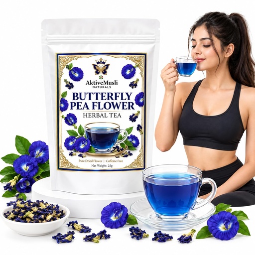 [BRSRYGDRB4CGMFDA] Butterfly pea Tea, Supports Hormone & Weight Loss, Caffeine Free Herbal Tea