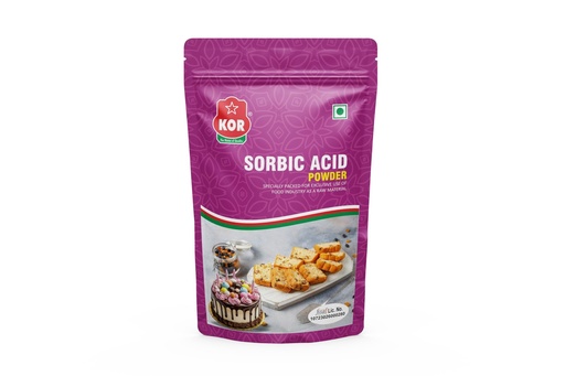 [BRSRGGAFAFYQOEL4] KOR Premium Sorbic Acid – 400g (Pack of 1) | High-Quality Food Preservative for Baking, Dairy & Beverage Applications