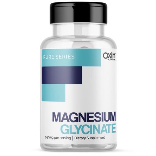 [BRSROAD7BENWYCTV] Oxin Nutrition Magnesium Glycinate High Absorption - 60 Vegetable Capsules
