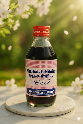 [BRSREC32BYDQ2C3J] R R Sharbat Nilofar (Lotus Syrup 200ml 3PCS