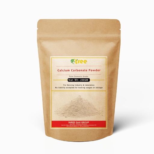 [BRSRGBQLPMNWMCLP] Calcium Carbonate Powder-200GM – Cosmetic & Industrial Grade Fine Powder for Skincare, Tooth Powder, Soap Making & DIY Formulation
