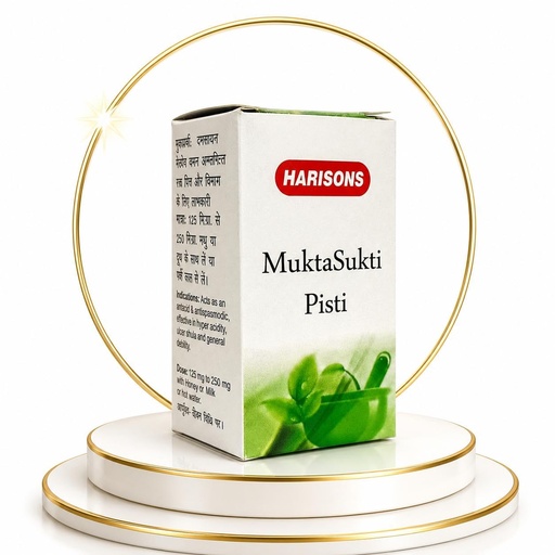 [BRSRGAIYA4GWCADH] Mukta Sukti Pisti | Ayurvedic Calcium-Rich Mineral Supplement | Supports Digestive Balance & Natural Wellness | Traditional Ayurvedic Formula