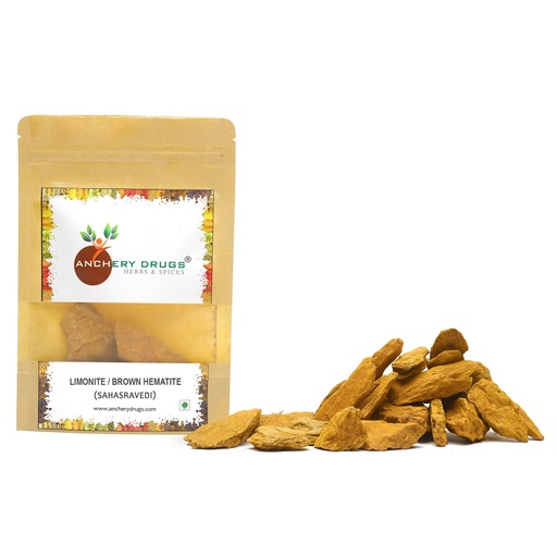 [BRSRAEITO4JRO2AY] Sahasravedi Limonite, Brown Hematite Natural Mineral for Healing & Crafting (500 gms)