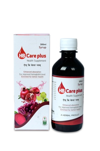 [BRSRAFQ5C5YBSCIY] Srm Pharma Hb Care Plus Natural Iron Supplement, Improves Hemoglobin Level No Artificial Flavors, With Bilva, Satavari, Draksha, Amla, Annabedi