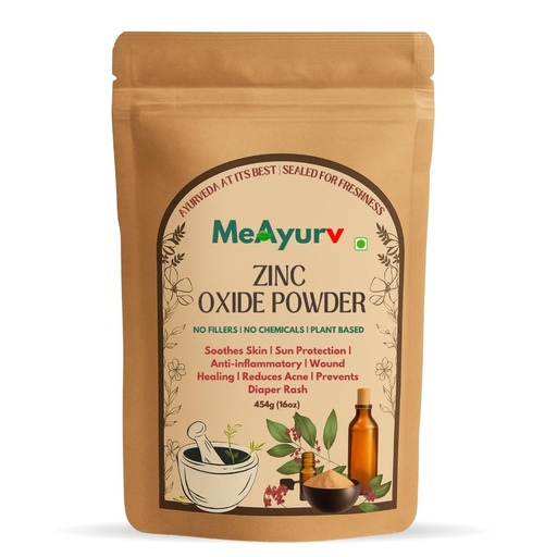 [BRSREGD6A4JROCLA] Organic Zinc Oxide Powder 100g – Pure Zinc Oxide Powder (Non-Nano, Uncoated) | Ayurvedic Cosmetic DIY Use for Balms, Creams & Mineral Formulations | Natural, Vegan, Chemical Free