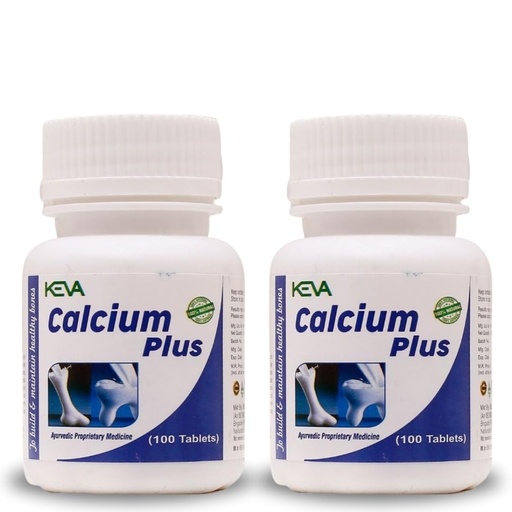 [BRSROHATDECWMEI7] KEVA Calcium Plus Tablets -100 (Tablet) Helps to maintain the strong and healthy bones (Pack Of 2X100 tablets)