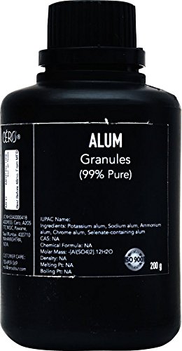 [BRSWGY35BUORYH3G] CERO ® ALUM 99% Pure Granules; Sodium, Potassium, Ammonium alum (200g)