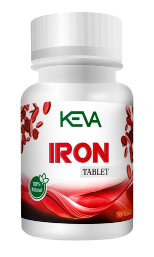 [BRSRAEIHDEPBO2YV] Iron Supplement Tablets 500mg 100 Capsules