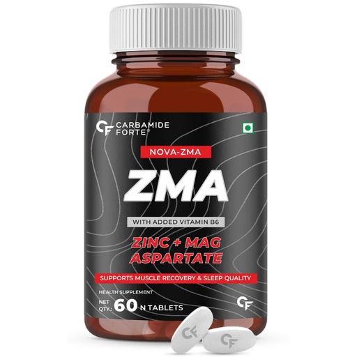 [BRSROCD2C55A2D3D] Carbamide Forte N-Acetyl, L-Cysteine 600mg (NAC) - 60 Veg Tablets & ZMA Supplements for Men & Women - Zinc, Magnesium Aspartate & Vitamin B6 60 Veg Tablets 60 Count (Pack of 1)