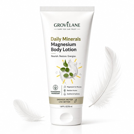 [BRSRYGD2DF7REEI6] GroveLane Magnesium Body Lotion with Bamboo Aroma | Daily Care | 50ml