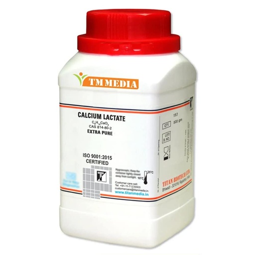 [BRSWGEALBMHBSFI7] TM MEDIA CALCIUM LACTATE, EXTRA PURE - 500g