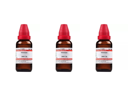 [BRSROAT3BYAQ4YDB] Dr. Willmar Schwabe India Selenium 200 CH 30ml (Pack of 3)