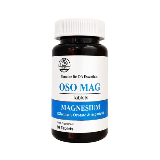 [BRSRGBI3BV7R6DIU] OSO MAG Magnesium Supplement | Triple Magnesium Complex | 60 Tablets