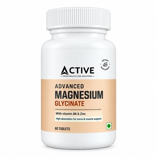 [BRSRYGADPIHBMD3B] Active Advanced Magnesium Glycinate, 60 Tablets