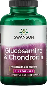[BRSWGEL5DMPBUHI6] Swanson Glucosamine & Chondroitin Combo 500/250 Milligrams 200 Capsules