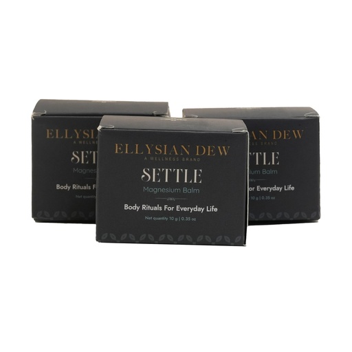 [BRSRY2QDAUCAED3J] Settle Magnesium Balm, Pack of 3, 30 ml