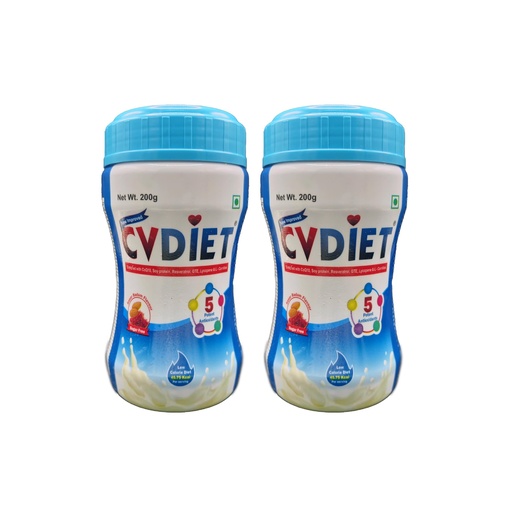 [BRSRAZ35AV6WACDZ] CVDiet | Cardiac Nutrients | Helps Maintain Healthy Heart Function | All-in-one Nutritional Shake | 200gm - Pack of 2