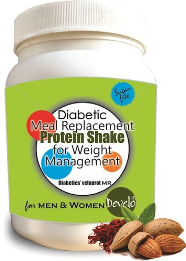 [BRSRAZARO4AQIDLF] Develo Diabetic protein powder Sugar Free For Diabetes Care in Weight & flab loss – 1kg Kesar Badam Flavour