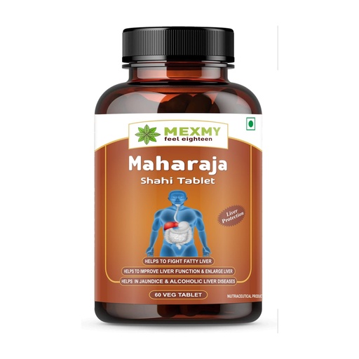 [BRSRAGIRDIPRYYDO] Maharaja Shahi Liver Detox Tablets|Ayurvedic Healthy Liver Tablet|Liver Detox|Liver Cleanser|Liver Support Supplement|Supports Liver Health & Digestion-60 Veg Tablets