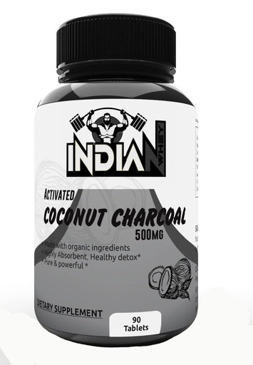 [BRSW2AD5OZ6Q4HLX] Coconut Charcoal Tablets- Natural Activated Charcoal, Gas Reliever & Bloating Promotes Natural Detoxification Derived from Coconut Shells - Dietary Supplement 90 Tablets 500MG