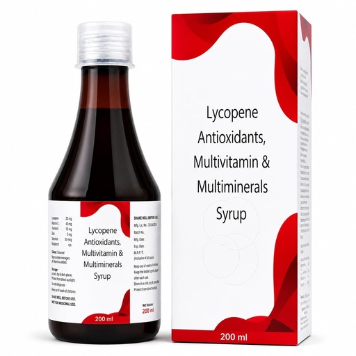 [BRSRYFT6OUJWEG3L] Healthy Multivitamin and Multimineral Supplement | Helps Increase Hemoglobin | For Anemia, Weakness & Fatigue | Blood Tonic Syrup for Men, Women & Kids 200ml