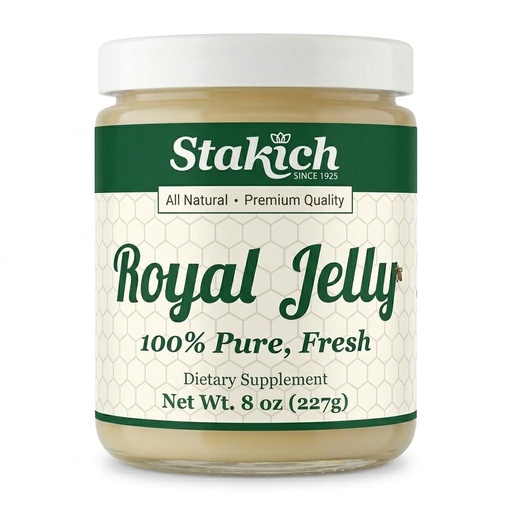 [BRSWIYQEAYAB6FTO] Stakich Fresh Royal Jelly - Liquid, Gluten Free - 8 oz