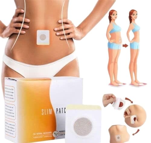 [BRSRGFANCEMBOFLH] (Pack of 10) Men and Women Weight Fast Loss,Magnetic Slim Slimming Patch Diet Weight Loss Detox Adhesive Pad Burn Fat Navel SticksKOR-P110