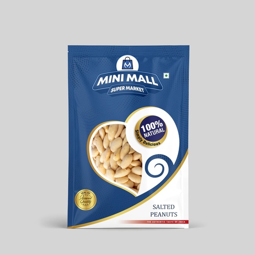 [BRSW2FLQDEORU3LX] MINI MALL SUPER MARKET Roasted Without Skin Salted Peanuts/Peanuts Namkeen Snacks(1 Kg)